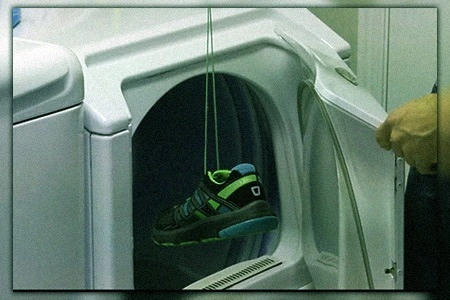 Can you dry tennis shoes in a dryer?