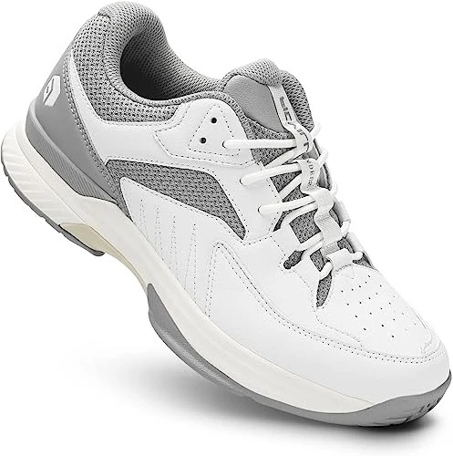 FitVille Men‘s Wide Pickleball Shoes All Court Tennis Shoes