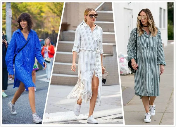 Styling Tips for Wearing Sport Shoes with Dresses