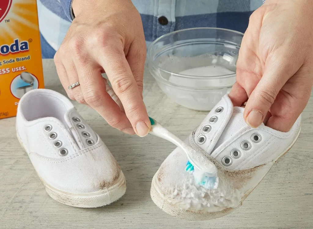 Cleaning the Exterior of the Shoes