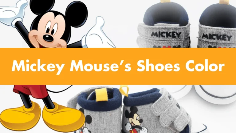 What Color Shoes Does Mickey Mouse Wear?